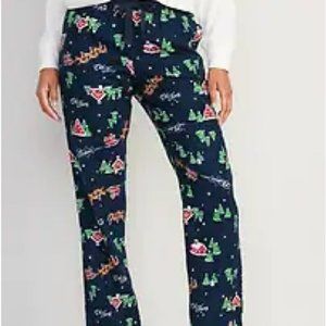 Flannel Reindeer & Sleigh Rides Pajama Pants